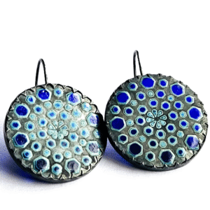 honeytrap blue earrings