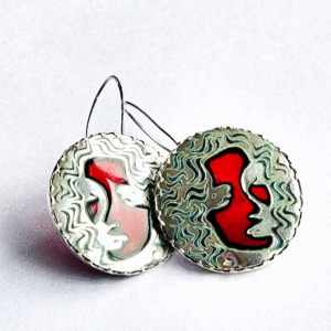 Shirley Red Earrings