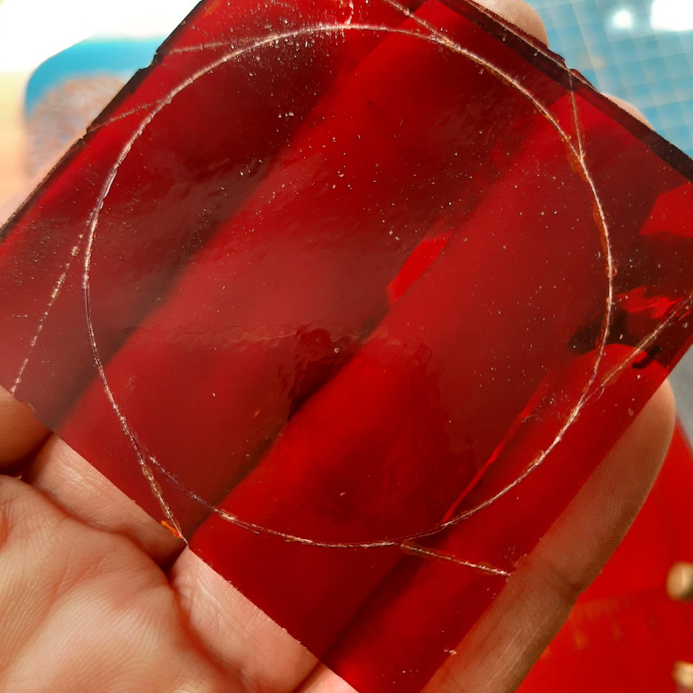 red glass