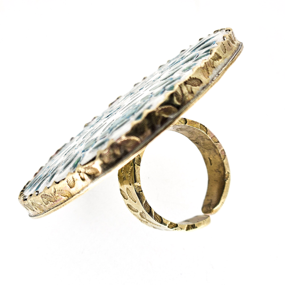 Winged Tearjerker Ring in Green - Image 5