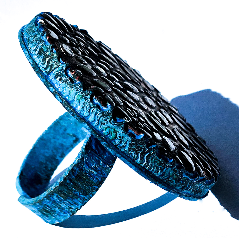 Indigo Tearjerker Ring - Image 3