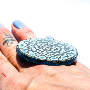 Celadon Heartbreaker Statement Ring