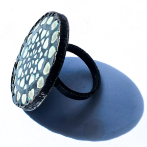 Mini Heartbreaker Ring in Celadon