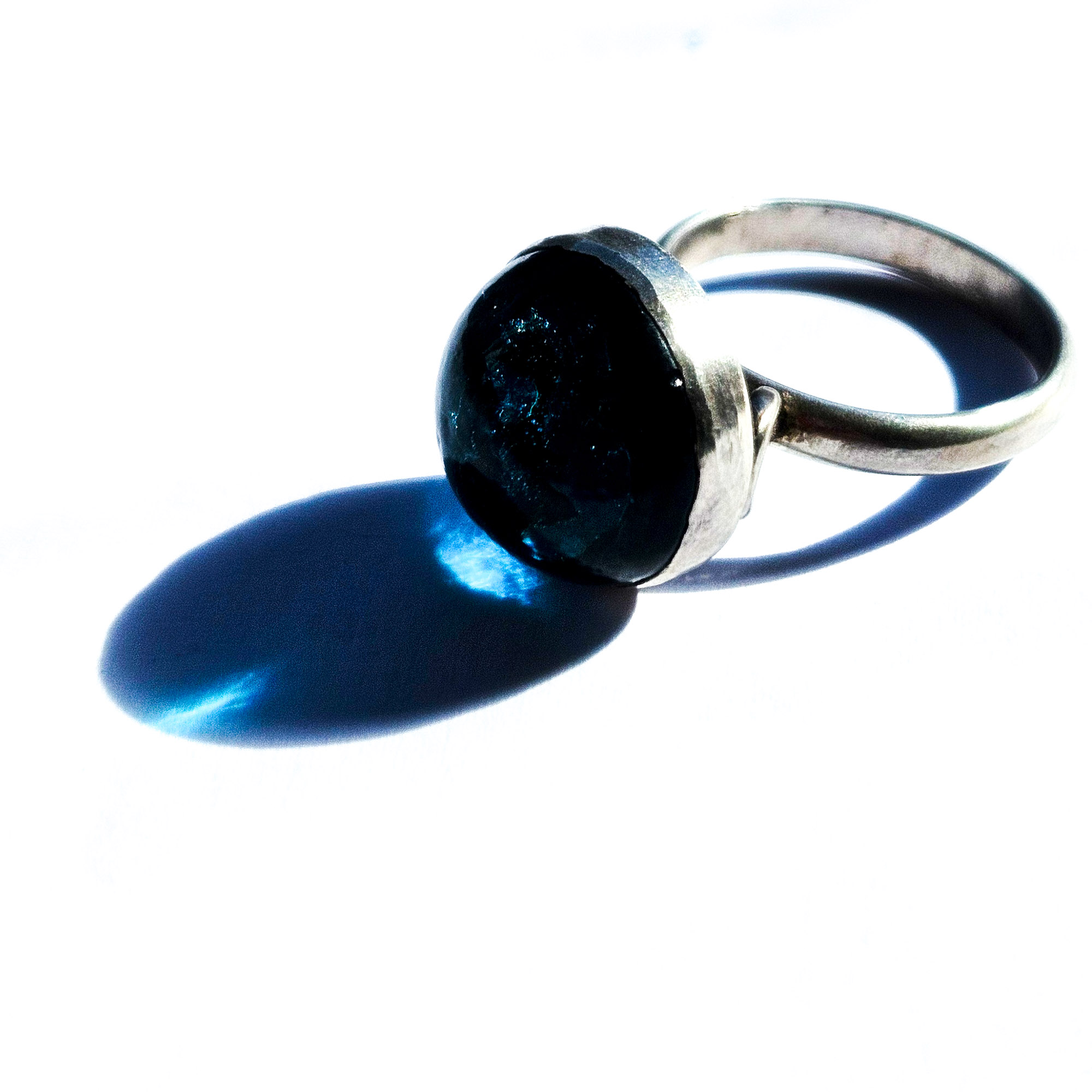 Crushed Candy Ring in Turquoise with Penny - Image 9