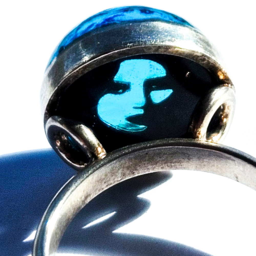 Crushed Candy Ring in Turquoise with Penny - Image 14