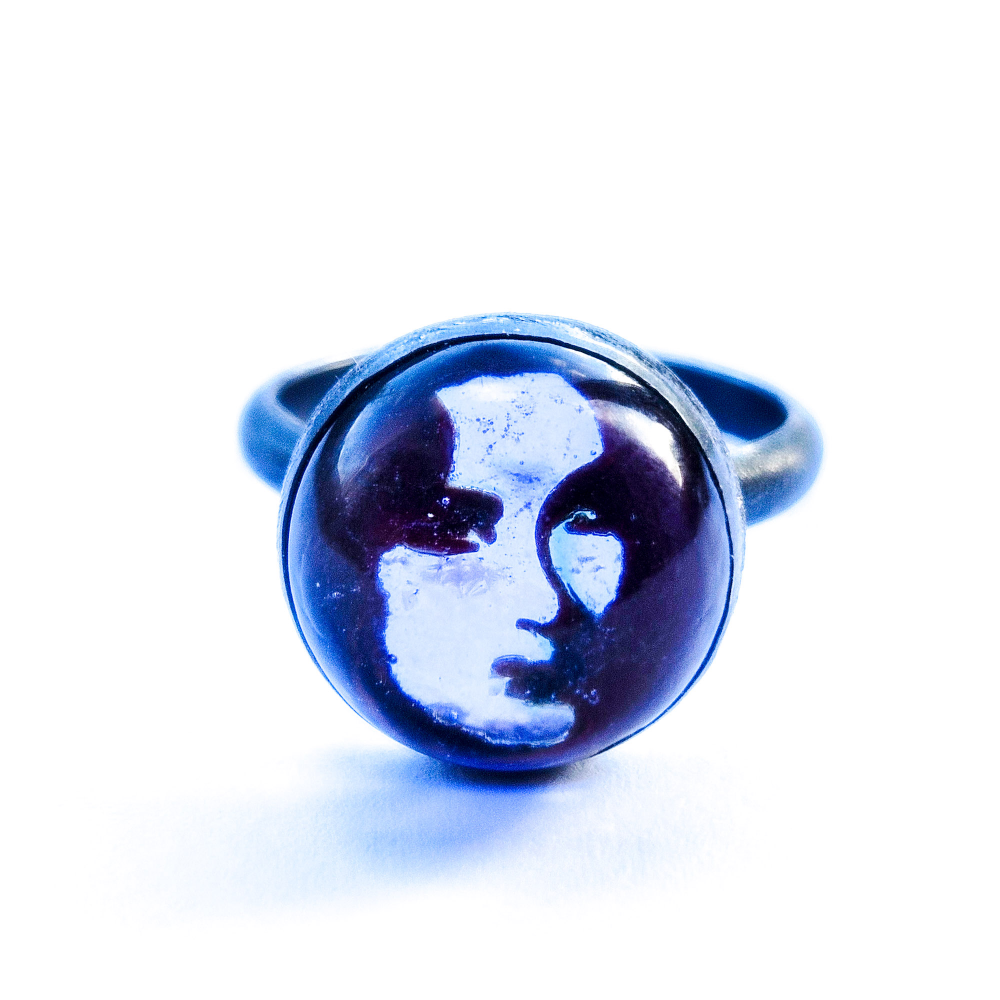 Crushed Candy Ring in Pale Purple with Shirley, Oxidised - Image 10