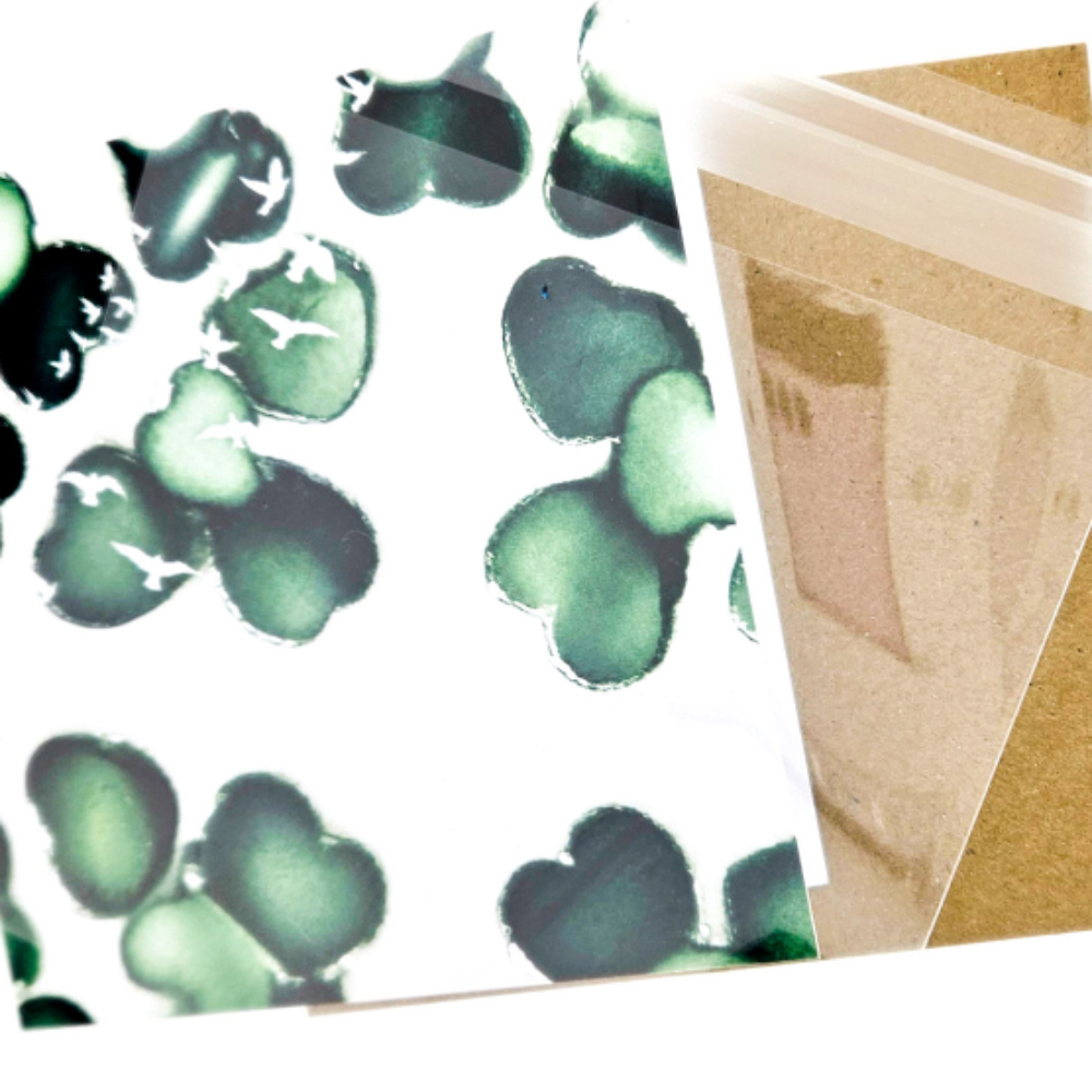 Lovely Day Art Card in Green - Image 3
