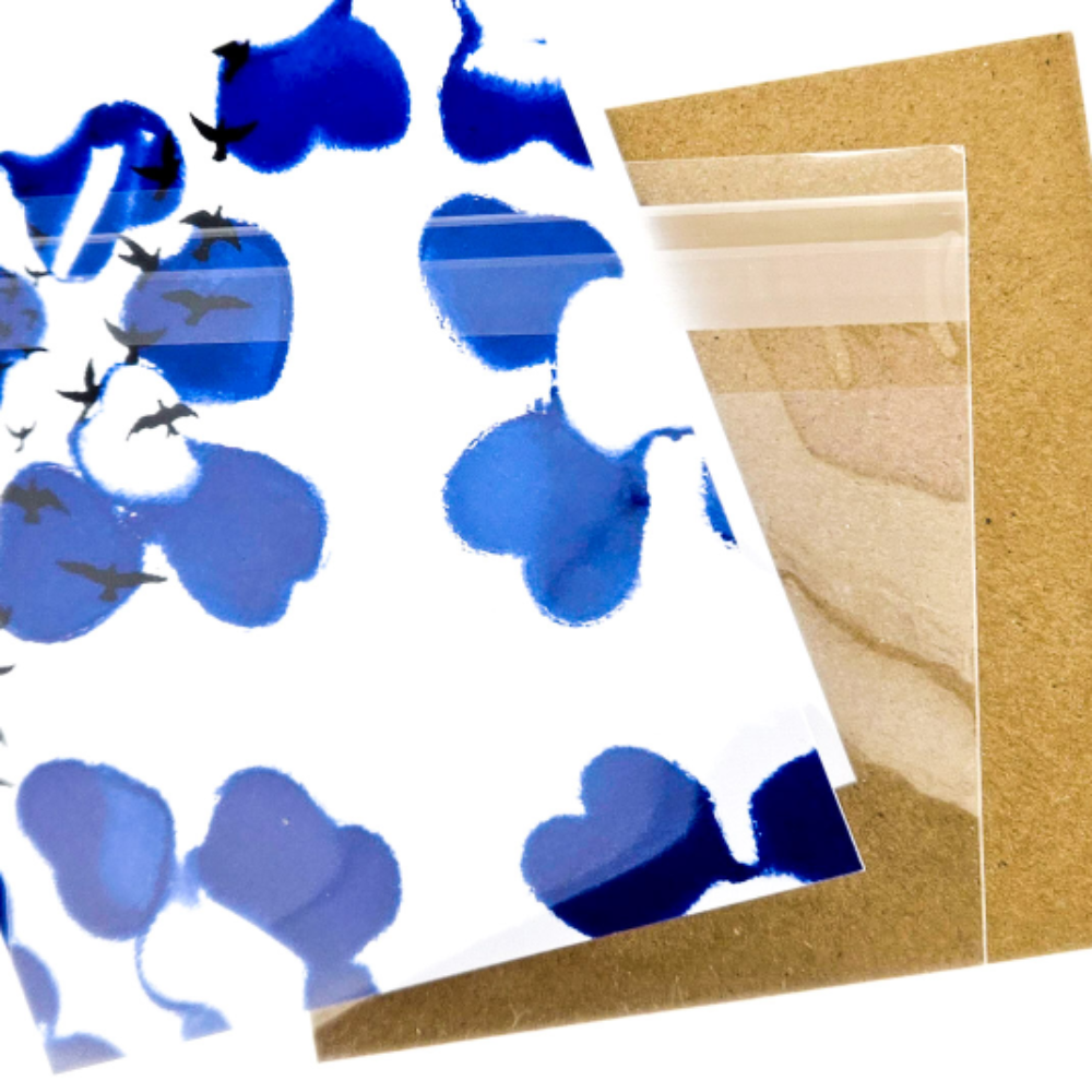 Lovely Day Art Card in Blue - Image 3