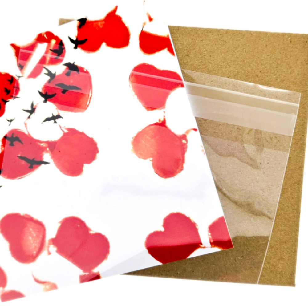 Lovely Day Art Card in Red - Image 2