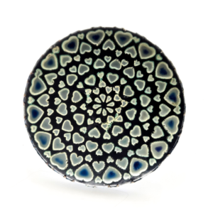 glass looks ceramic, mandala design