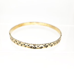 Lovestruck Matrix Bangle — Highlighted Patina