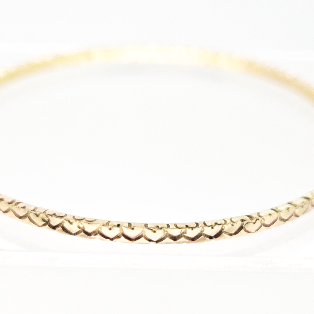 Lovestruck Siren Bangle - Raw Brass - Image 2