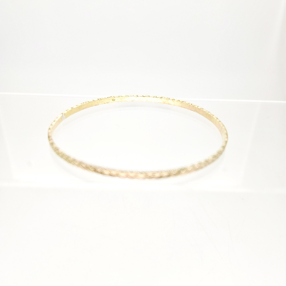 Lovestruck Siren Bangle - Raw Brass - Image 4