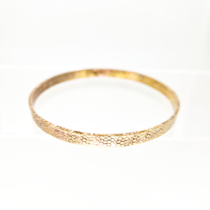 Lovestruck Viper Bangle — Raw Brass