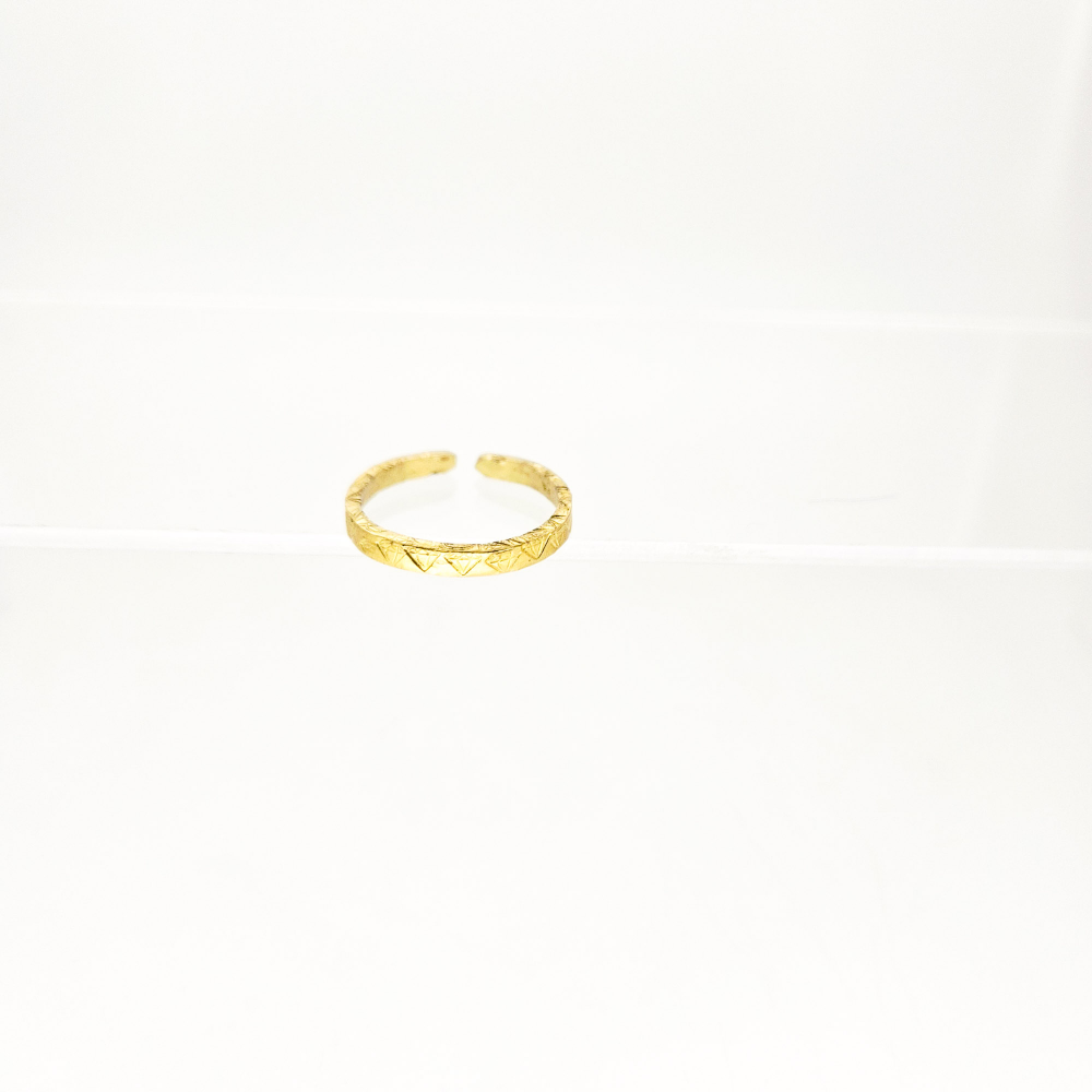 Lovestruck Matrix Ring — Raw Brass - Image 3