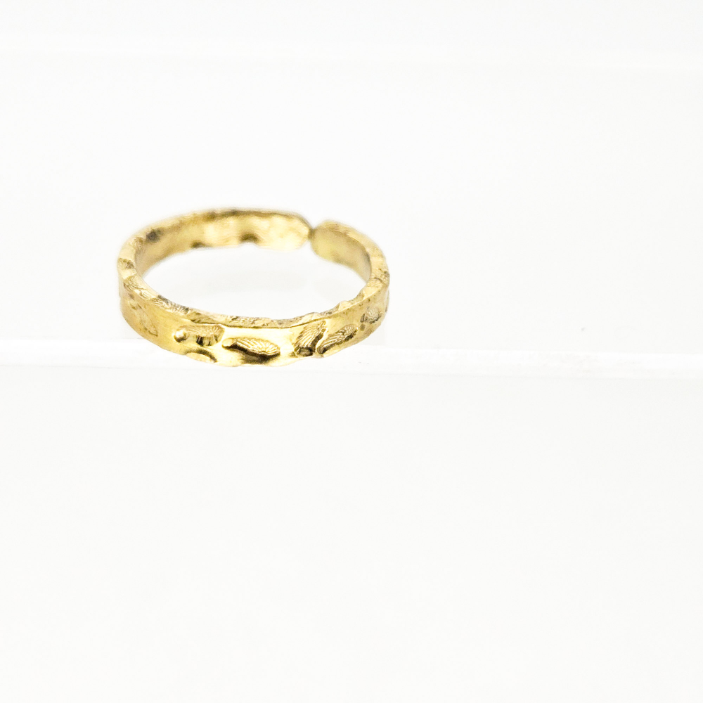 Lovestruck Tether Ring — Raw Brass - Image 2