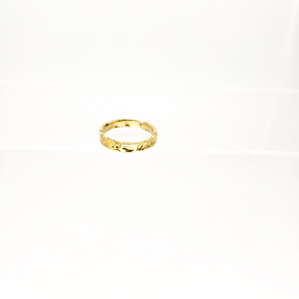Lovestruck Tether Ring — Raw Brass - Image 4