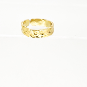 Lovestruck Tether Ring — Raw Brass