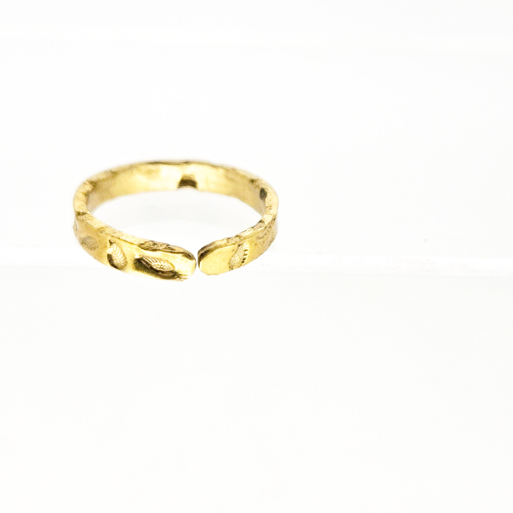 Lovestruck Tether Ring — Raw Brass - Image 3