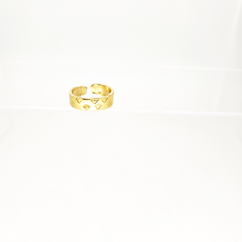Lovestruck Matrix Ring — Raw Brass - Image 5